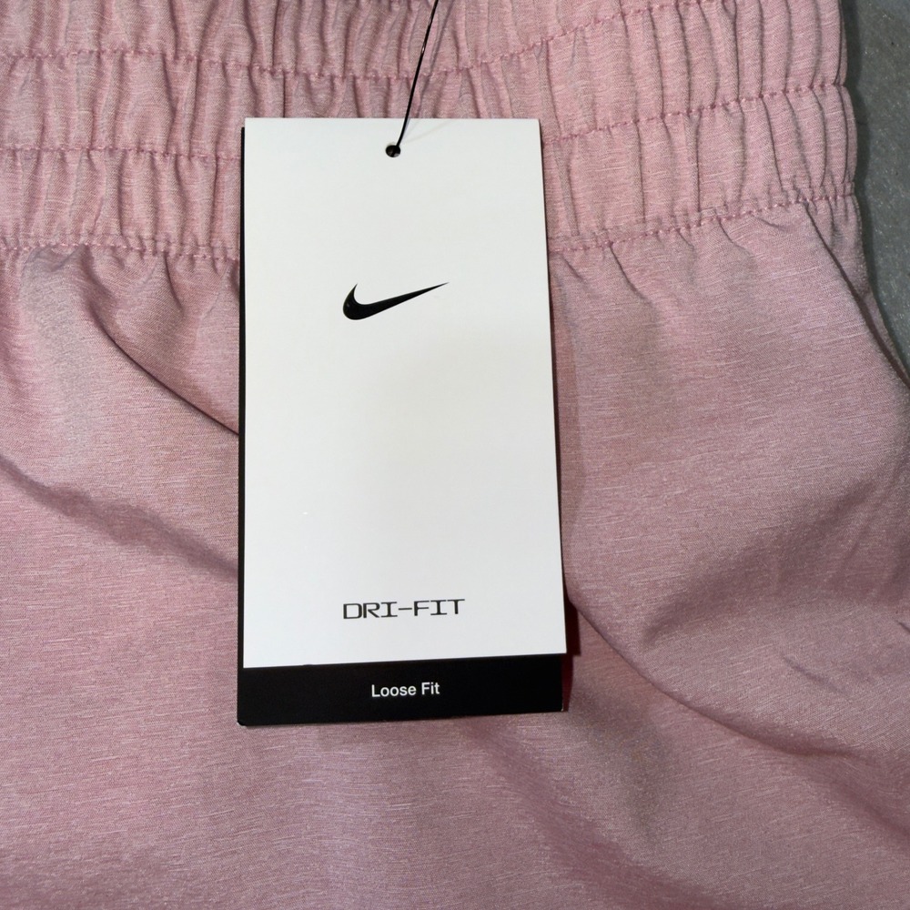 Nike Womens Dri-FIT Loose‎ Fit Training Shorts Pink DX6010-601 XL NWT - Picture 4 of 8